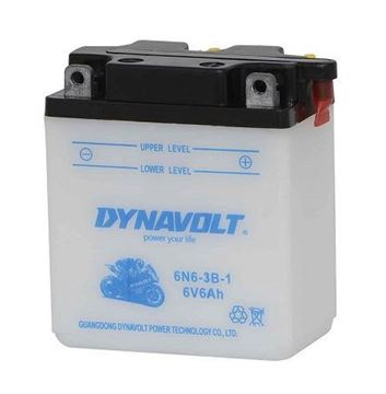 Picture of BATTERIES 6N6 3B1 WITH ACID FLUIDS DYNAVOLT
