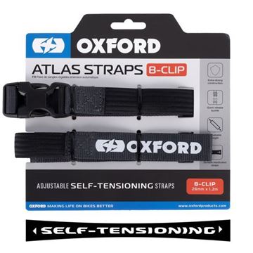 Εικόνα της ΙΜΑΝΤΑΣ Atlas B-Clip 26mm x 1.2M Asphalt (Pair) OX319 OXFORD
