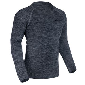 Εικόνα της ΙΣΟΘΕΡΜΙΚΗ ΜΠΛΟΥΖΑ Advanced Base Layer MS Top Charcoal Marl LXL LA214101LXL OXFORD