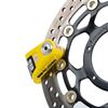 Εικόνα από ΚΛΕΙΔΑΡΙΑ ΔΙΣΚ ΜΕ ΣΥΝΑΓΕΡΜΟ Alpha XA14 Alarm Disc Lock Yellow/Black LK217 OXFORD