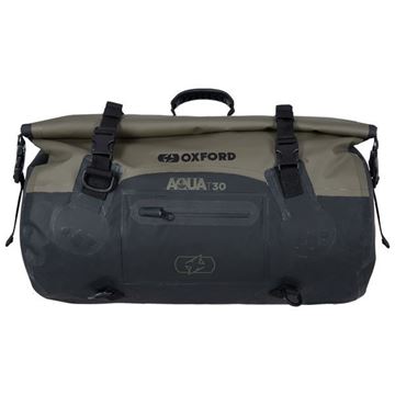 Εικόνα της ΤΣΑΝΤΑ Aqua T-30 Roll Bag Khaki/Black OL401 OXFORD