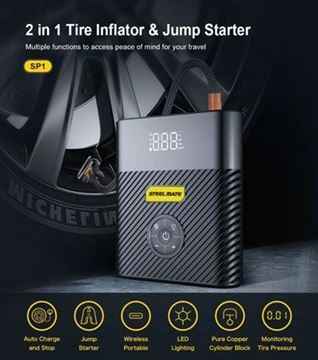 Picture of JUMP STARTER + TIRE INFLATOR STEELMATE